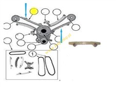 Vodítko rozvodového řetězu,sekundární 53021796AA Jeep Grand Cherokee,Commander